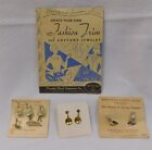 Vintage Lot of 5 Pairs Screw Back Earrings Create Your Own Crafts