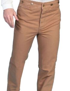 Scully Western Pants Mens Old West Durable Canvas Rugged F0_RW040