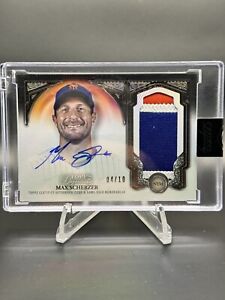 2023 Topps Dynasty Max Scherzer Game Used Patch Auto Autograph #4/10 Mets