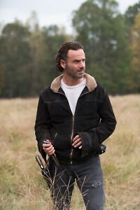 The Walking Dead Rick Grimes Suede Leather Jacket For Men (All Sizes)