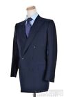 BRIONI Blue Striped 100% Wool DB Jacket Pants SUIT Mens - 41 L