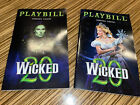 Elphaba + Glinda Playbill Set 20th Anniversary Only Broadway Musical Wicked