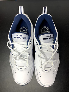 Nike Men's Air Monarch IV Wide (4E) Size 13  White Training Shoes 416355-102