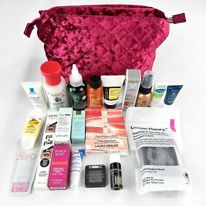 ULTA BEAUTY 20pc Beauty Bag Gift Set Skincare Makeup Hair Care Travel Samples