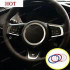 3 Color Steering Wheel Ring Cover Trim For Jaguar XE/XF/F-PACE 2016-2019