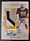 TIM BROWN-2021 Flawless Gold (#1/20) 3-COLOR JUMBO PATCH/JERSEY/AUTO 1/1 Type