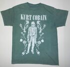 Band Nirvana Kurt Cobain Flowers Leopard Tee Shirt New