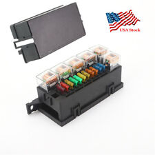 12V Universal Relay & Fuse Box 11 Fuses & 6 Relays 80A for Vintage Car Truck Rod (For: Fiat X-1/9)