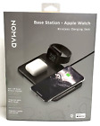NOB Nomad Base Station - Wireless Charging Pad for iPhone & Apple Watch - Black