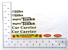water slide decal set for 1973-75 Mighty Tonka Car Carrier truck WITH TRACKING