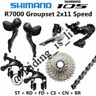 Shimano 105 R7000 2x11 Road Bike Groupset 28T/30T/32T/34T W/O B.B&Crank ST-R7000