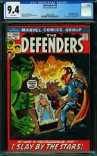 Defenders #1 CGC 9.4 1972 Hulk! Doctor Strange! WHITE PAGES! N3 310 cm clean