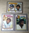 EARL CAMPBELL 1979 Topps Lot Of 3 #390, #3, #331 Rookie Card Houston Oilers