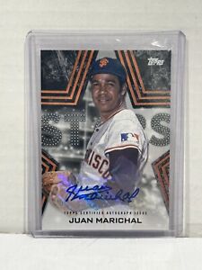 2023 Topps Series 1 Baseball Stars Black Juan Marichal auto/99 #BSA-JM HOF