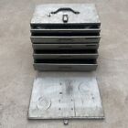 Vintage Military Machinist 5 Drawer Metal Tool Box Chest 16” X 11” X 8-½” 23-LB