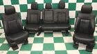 *WEAR* 13' F250 Platinum Crew Black Leather Heat Cool Mem Buckets Backseat Seats (For: Ford F-250 Super Duty King Ranch)