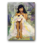 Bettie Page #90 Art Card Limited 36/50 Edward Vela Signed (Movies Actress)