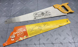 Sandvik 271-7T Handsaw 26” Taper Ground Made in Sweden