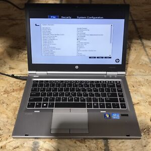 HP EliteBook 8470p Core i7-3520M 2.90 GHz 8GB 128GB SSD NO OS Laptop H316
