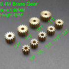 5 X 0.4M Brass Gear Spur Pinion Bore 2MM 1.98 9/10/11/12/13/14/15/16/17/18 Teeth