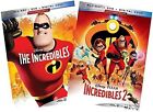 The Incredibles / Incredibles 2 Blu Ray / DVD Digital Bundle New Free Shipping