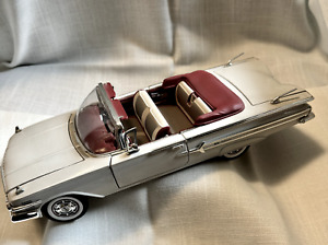 1960 Chevy Impala Convertible White 1:18 Scale Diecast