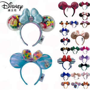 90 Styles Disney Parks Mickey Paris Sequins Bow Headband Minnie Mouse Ears NWT