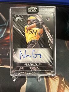 New Listing2024 Topps Chrome Black Nick Gonzales RC Auto Pittsburgh Pirates