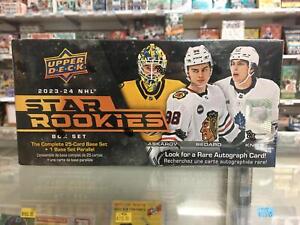 2023-24 Upper Deck NHL STAR ROOKIES Box Set FACTORY SEALED with Free Shipping!