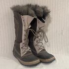 Sorel Cate The Great Lace Up Tall Brown Suede Winter Boots Women's 10 NL1642-221