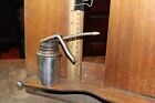 Vintage Metal Oil Can Oiler Hand Pump Made in Italy Brevettato