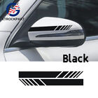 5D Rearview Mirror Decoration Carbon Fiber Sticker Stripe Decal Car Accessories