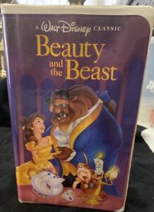 *RARE* BLACK DIAMOND Walt Disney's Beauty and The Beast 1992 Christmas Lead VHS