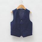 New Baby Boys formal dress Tops Kids Children Sleeveless Cotton Suit vest gift