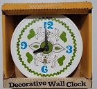 Vintage MCM Westclox Electric Kitchen Wall Clock White Frill Mint In Box Works!