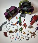 He-man 1980s Vintage MOTU Snake Mountain Lot 8 Action Figures Lots Of Accesories
