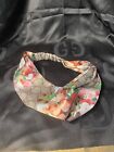 Auth Gucci Head Scarf Brown Floral Silk PRE-OWNED NICE