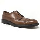 Bostonian Classics Longwing Oxfords Dress Shoes Mens Size 10.5 Brown Leather