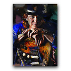 Stevie Ray Vaughan #2 Art Card Limited 37/50 Edward Vela Signed (Music -)