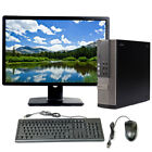 Dell i5 Desktop Computer PC SFF 8GB RAM 256GB SSD 22 in Monitor Windows 10 Wi-Fi