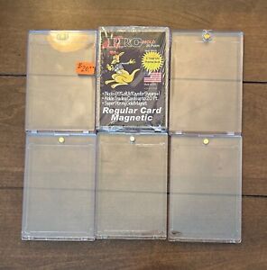 Magnetic Card Holder lot (1) Pro-mold 20pt (NEW) + (5) 35pt used One-touch(s)