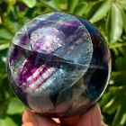 New Listing483G Natural beautiful colorful fluorite quartz crystal ballsphere healing
