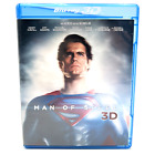 Man of Steel (Blu-ray 3D, Blu-ray, DVD & Special Features disc) 4 Discs
