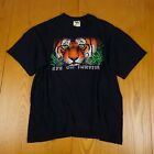 Vintage Tiger Shirt Mens XXL Black Single Stitch Human-i-Tees Cat  Humanitees