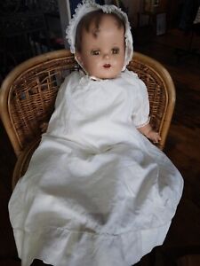 New ListingLarge Vintage Composition Unmarked Ideal Miracle On 34th Street Doll TLC 24