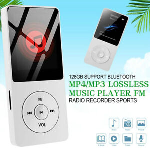 MP4/MP3 128GB Support Bluetooth Lossless Music Player FM Radio Recorder Sport HF