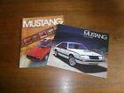 1980 and 1981 Ford Mustang Sales Brochure- Vintage- Two For One