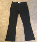 Women's Levi Strauss Signature Black Stretch Jeans - 10 Short - At Waist Bootcut
