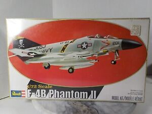 1975 Vtg. Revell F-4B Phantom II Jet Model #4302 Factory Sealed 1/72 Scale