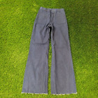 Vintage 90s Seafarer Bell-Bottoms Flared Jeans 28x35 Utility Sailor Trouser USA